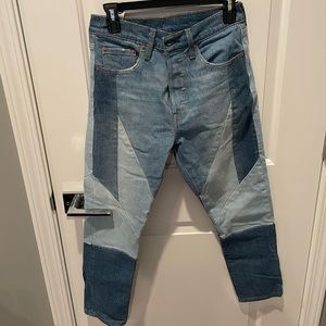 Levi’s geometric jeans